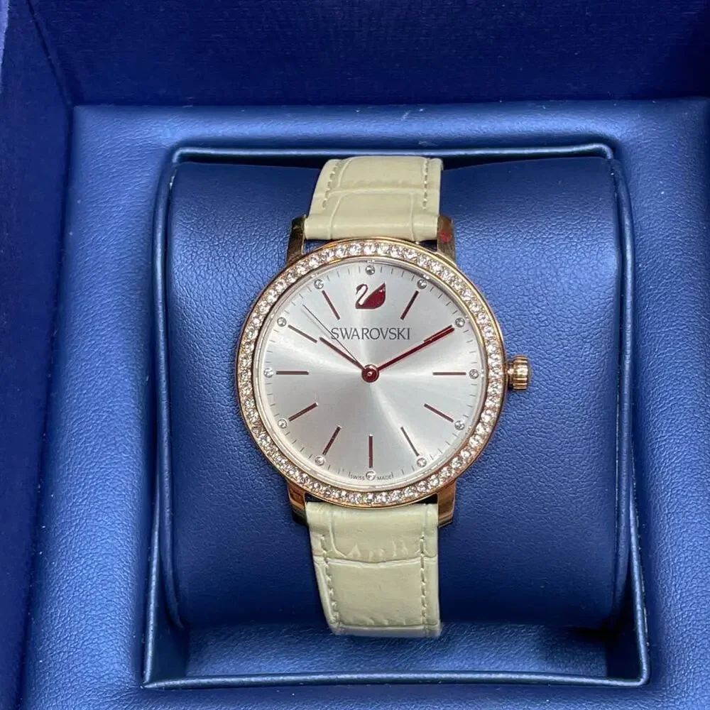 Swarovski Graceful Lady  Rose Gold Crystal Watch